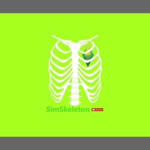 Neon Green SimSkeleton Mousepad