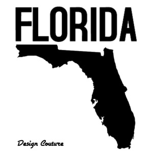 FLORIDA REGION MAP BLACK
