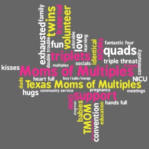 Texas Mothers of Multiples Tag Cloud