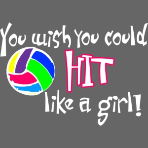 Hit Like a Girl Volleyball