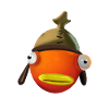 Fish face cartoon
