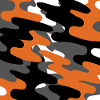 Orange Camo Pattern