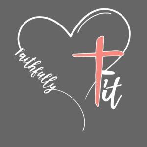 White Faithfully Fit Logo