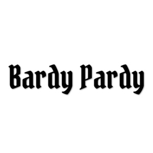 Bardy Pardy Black Letters