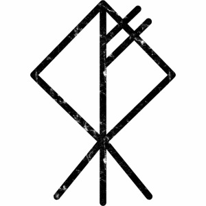 Wolf Viking Rune Symbol for Fenrir Fenriswolf Fans