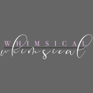 Whimsical Logo 2021 Pink and White