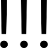 Exclamation mark black