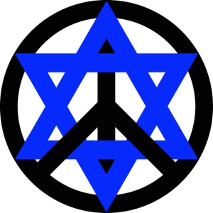 Star of David and Peace Sign