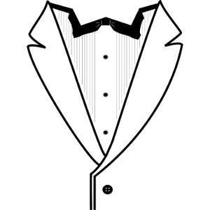 Tuxedo Plain w. Black Lines