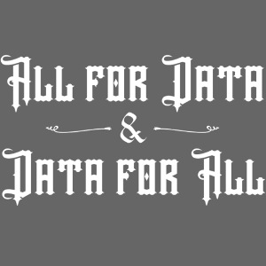 All for Data, Data for All (dark)