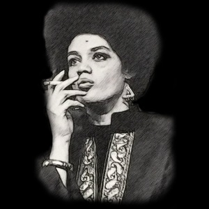 Lady Panther Smoking