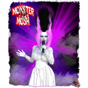 Monster Mosh Bride Of Frankie Singer Gown Variant