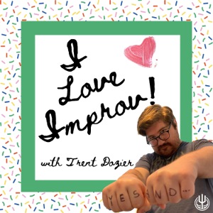 I Love Improv Sticker