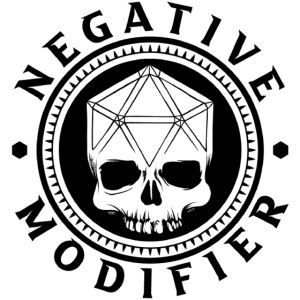 Negative Modifier Circle Logo