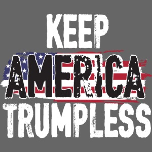 Keep America Without Him Distressed American Flag