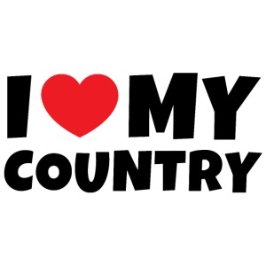 I Love My Country I heart my country