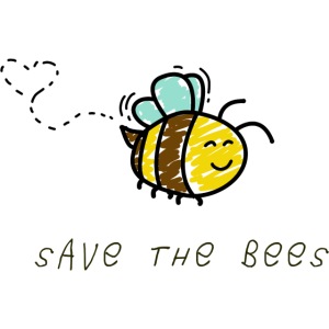 Save The Bees - Hand Sketch
