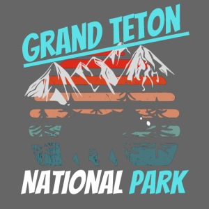 Grand Teton National Park Retro Vintage T-Shirt