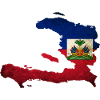 Haiti Flag Map