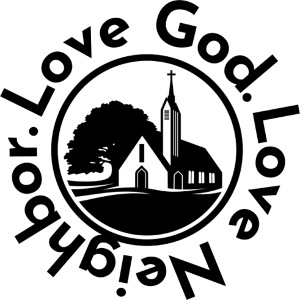 BW Love God Love Neighbor Emblem