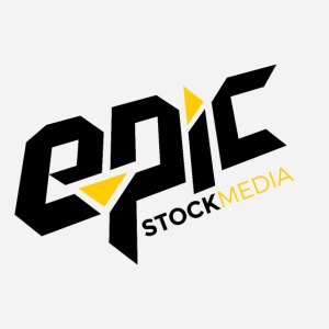 Epic Stock Media Logo - Black