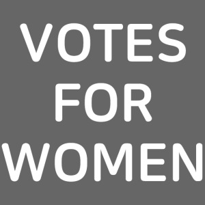 VOTES FOR WOMEN (in white letters)