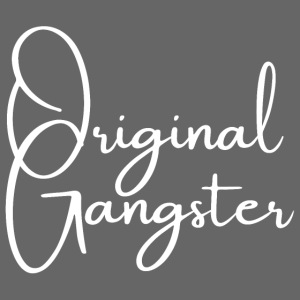 OG Original Gangster (handwriting cursive letters)