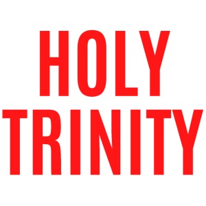 Holy Trinity (in red letters)