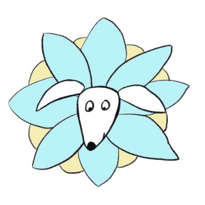 Flower blue iggy