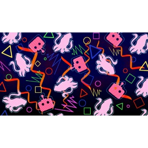 Squid arcade carpet pattern!