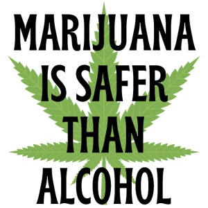 Marijuana Is Safer Than Alcohol - Marijuana Leaf