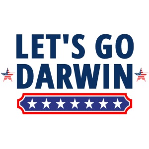 Let's Go DARWIN - USA Stars and Stripes