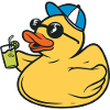 Vacation Party Rubber Duck Ducky