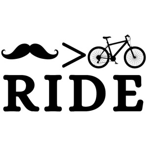 Mustache Ride beats Bicycle Ride