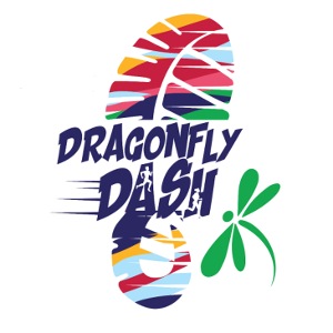 Dragonfly Dash Official shirt w/ logo on back