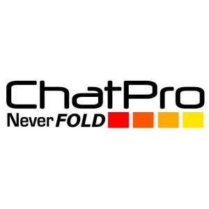 Chat Pro - Never Fold (On White)