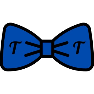 TomoTees Big Blue Bow