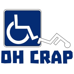 Oh crap fell out of my wheelchair again #
