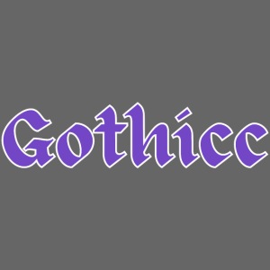 Gothicc (Purple Violet on Black)