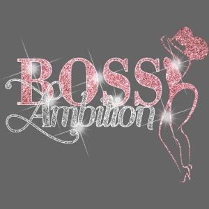 Women Boss Ambition Tshirt Glitter