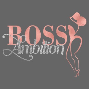 Women Boss Ambition Tshirt Glitter