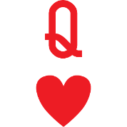 Q for Queen of Heart