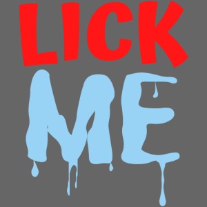 Lick ME (Red & Light Blue)