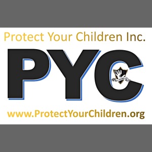 PYC Logo on the front and Happy Kids on the back