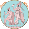 Hermes and Athena