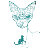 blue cat