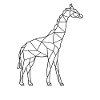 Giraffe low poly