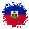 Haiti flags blob
