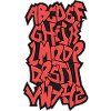 cool alphabet in gravity font