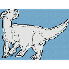 Parasaurolophus Blue